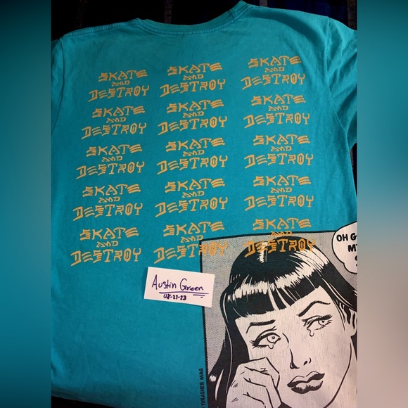 Supreme x Thrasher Skate & Destroy tee - Picture 3 of 4